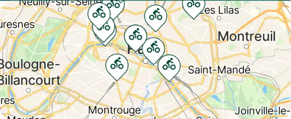 Carte des loueurs de ski de fond en France